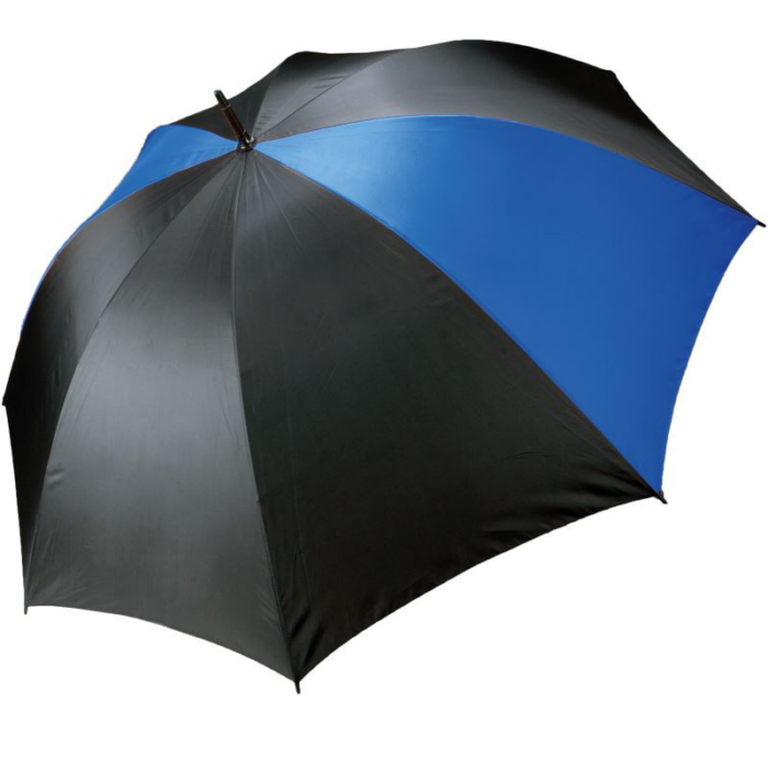Stockregenschirm Navy Schwarz Blau