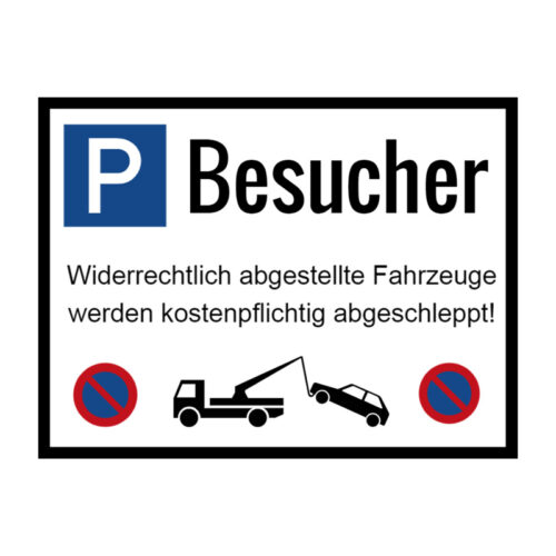 Parkplatzschild Besucher Zapfel Pinkafeld